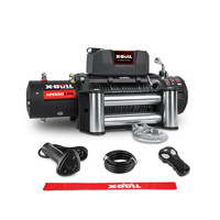X-BULL 12V 12000LBS/5454KGS Steel Cable Electric Winch