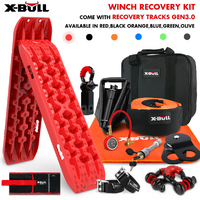 X-BULL Winch Recovery Kit with Red Gen 3.0 Tracks