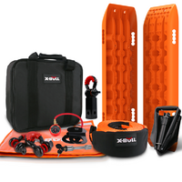 X-BULL Winch Recovery Kit with Orange Tracks