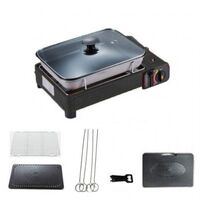 Portable Butane BBQ Grill – Black