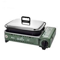 Portable Pro Butane BBQ Grill with Carry Bag and Cooking Pan Set