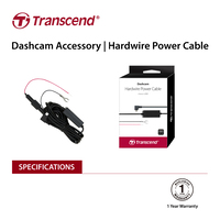 Transcend Hardwire Power Cable to Suit DrivePro Dash Camera
