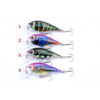 DZ 5.5cm Crank Bait Fishing Lure Surface Tackle Saltwater 4 Pack