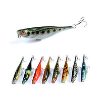 DZ 9.9cm Poppers Fishing Lure Surface Tackle Fresh Saltwater 9 Pack
