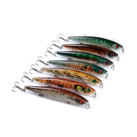 DZ 9.3cm Poppers Fishing Lure Surface Tackle Fresh Saltwater 6 Pack