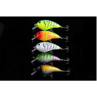 DZ 8.5cm Crank Bait Fishing Lure Surface Tackle Saltwater 5 Pack
