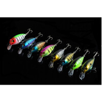 DZ 7cm Crank Bait Fishing Lure Surface Tackle Saltwater 8 Pack