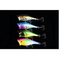 DZ 6.5cm Poppers Fishing Lure Surface Tackle Fresh Saltwater 4 Pack