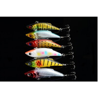 DZ 8cm Vib Bait Fishing Lure Hook Tackle Saltwater 6 Pack