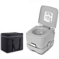 Bargene 10L Outdoor Portable Camping Toilet Bonus Carry Bag