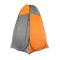 Bargene Orange Pop Up Portable Shower/Privacy Room