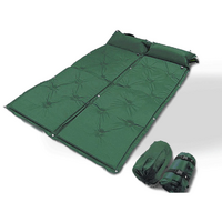 Bargene Green Self Inflating Double Mattress with Pillow and Bag