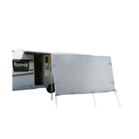 DZ 2.1 x 1.8m Grey Pop Top Caravan Privacy Screen