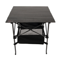 Randy & Travis Machinery Collapsible Camping Table with shelf