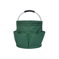Elosung Green Portable Picnic Basket with Handle
