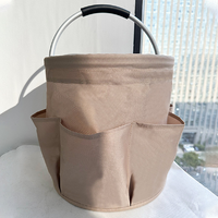 Elosung Khaki Portable Picnic Basket with Handle