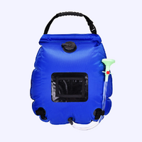 Elosung Blue 20L Portable Solar Camping Shower Bag