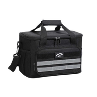 Elosung Black 18L Outdoor Insulated Cooler Bag