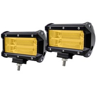 DZ 130mm LED Flood Lamps, Set of Two - Yellow