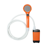 Alston Portable Camping Shower IPX7 Waterproof Outdoor Shower Water Pump with Rechargeable Battery