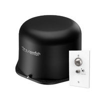 Cowfish VanTenna Premium Model B, Black with Side Connecter