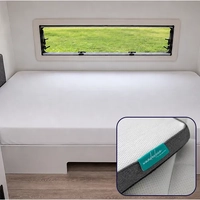 Dreamer RV Camper Single 2 Mattress Topper and Protector