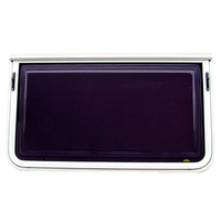 Aussie Traveller WW01C Curved Acrylic Windout Window, Black, 2R