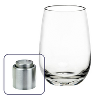 D-Still 350ml Stemless Polycarbonate Wine Glass, Set of 4