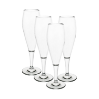 D-Still 355ml Unbreakable Champagne Cocktail Flute, Set of 4
