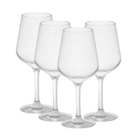 D-Still 380ml Unbreakable Red Wine Glass, Set of 4