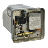 Suburban 15.1 Litre Hot Water System (SW4DEA) 12V, 240V & Gas with Black Door