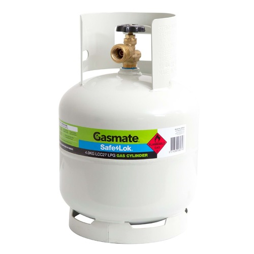 Gasmate Safe Lok LCC27 LPG Cylinder 4.0kg