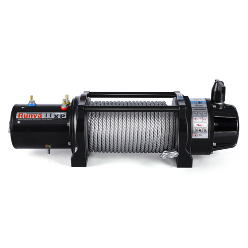 Runva 11XP Premium 12V Winch with Steel Cable