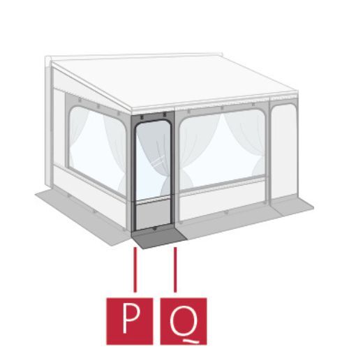 Fiamma Privacy Room - P - Attachment - Front Panel 100 (F45/F65/F70/F80) - 08364E01