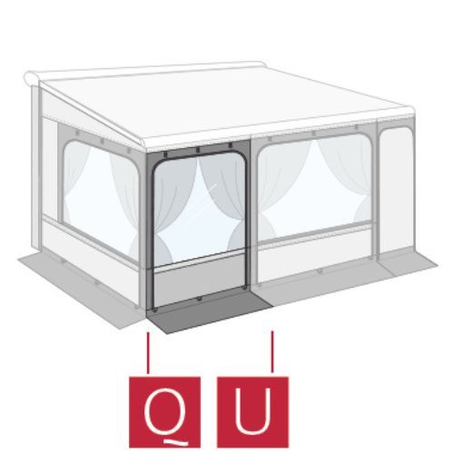 Fiamma Privacy Room - Q. Attachment - Front Panel 125 (F45/F65/F70/F80)