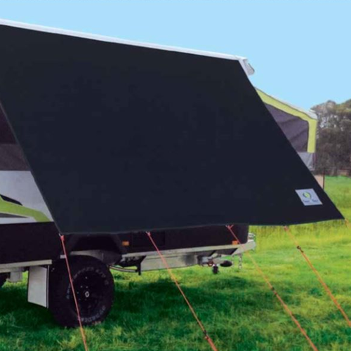 Campervan Black Offside Privacy Sunscreen W3060mm x H2050mm