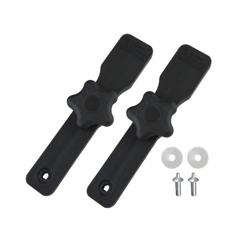 CAREFREE PAIR OF BLACK CANOPY CLAMPS. 902801