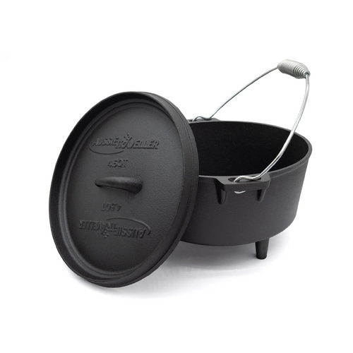 Aussie Traveller Cast Iron 4.5 Qrt Camp Oven