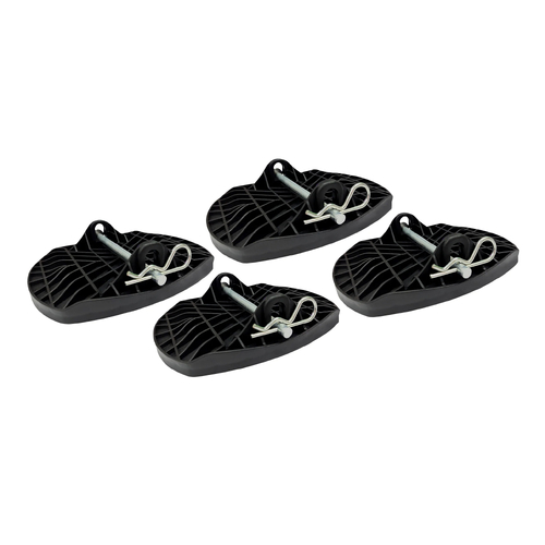 Aussie Traveller Stabiliser Feet With Pins 4 Pack