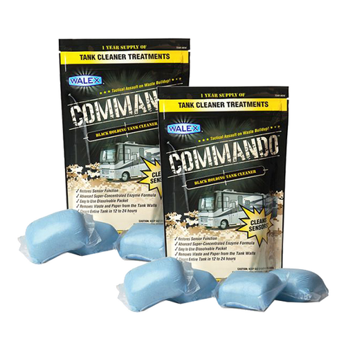 Walex Commando Drop-Ins, 2 x 4 Sachets, Tank Cleaner