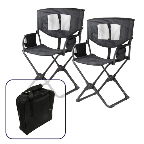 Expander Camping Chair (Pair) & Expander Chair Storage Bag With Carrying Strap - by Front Runner