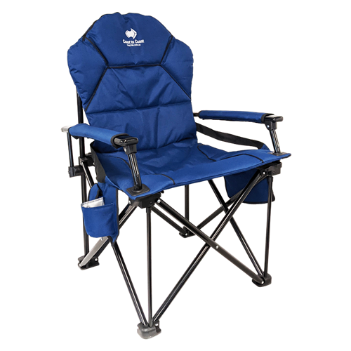 Coast Blue Padded Hi-Backed Chair 