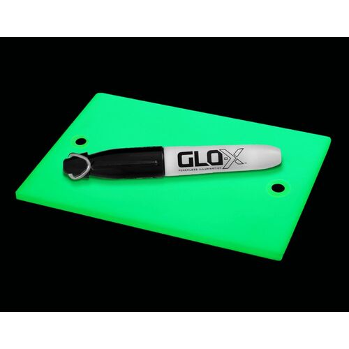 GLO-X 90 x 55mm SIGN TILE MARKER .GX0156G