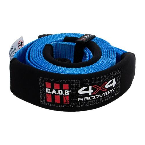 CAOS 10T Blue Tree Saver / Winch Extension / Equalizer Strap 75mm x 5m