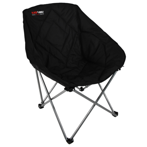 BlackWolf Jet Black Bucket Chair