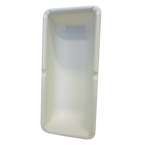FIRE EXTINGUISHER HOLDER WHITE 3MM ABS PLASTIC