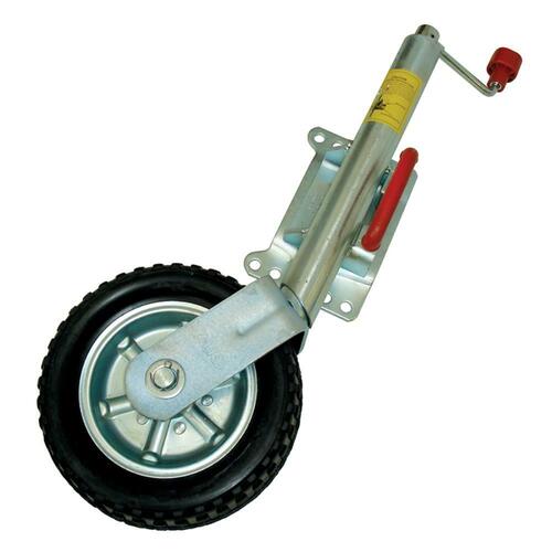 ALKO 10" Solid Tyre Jockey  Wheel with Swivel Clamp. 623660XP3