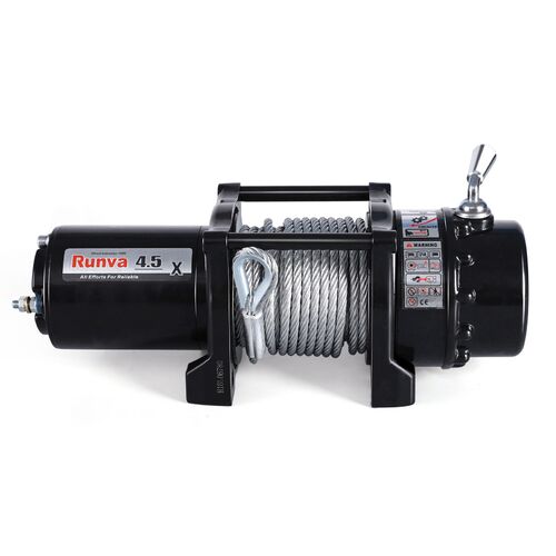 Runva 4.5X 12V Winch with Steel Cable