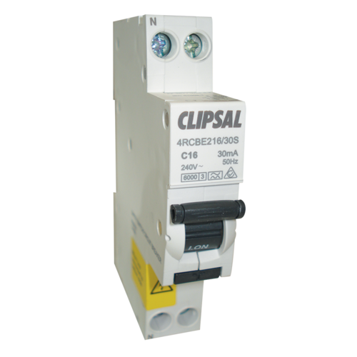 CLIPSAL CIRCUIT BREAKER (NEW) W/EARTH LEAKAGE. CLI4RCBE216/30S