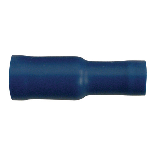 Narva 5mm 100 Piece Vinyl Crimp Terminal Female Bullet, Blue